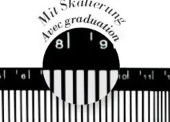 Kämme*Akashi Haarschneidekamm mit cm Angabe