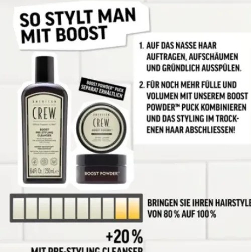 Haarpflege*American Crew Boost Pre-Styling Cleanser