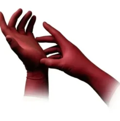 Servicezubehör*AMPri Absogel Handschuh Latex puderfrei Bordeaux