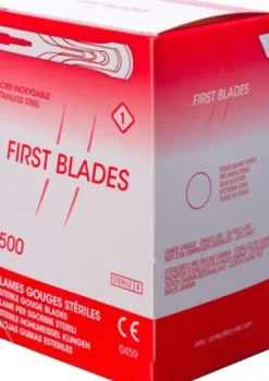 Stahlwaren*CZMBI First Blades Hohlmeissel Klingen steril Nr. 1