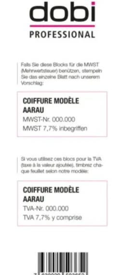 Administration*dobi Kassablock D/F