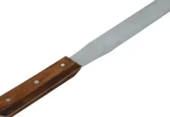 Praxis- / Verbrauchsmaterial* DOBI Metallspatel mit Holzgriff