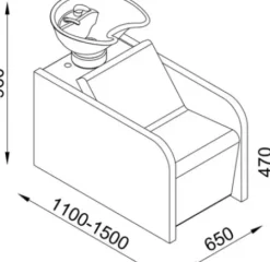 Coiffeureinrichtungen* DOBI Smartline Rückwaschanlage Jan