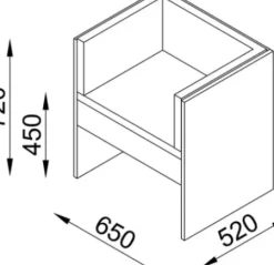 Empfangs-warte-verkaufsbereich* DOBI Smartline Wartesitz Hortens