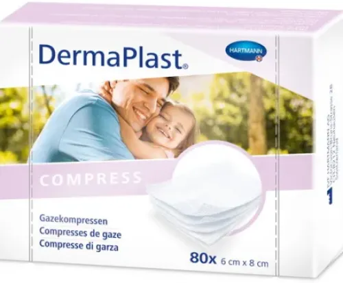 Druckschutz*IVF HARTMANN Derma Plast Gaze-Kompressen
