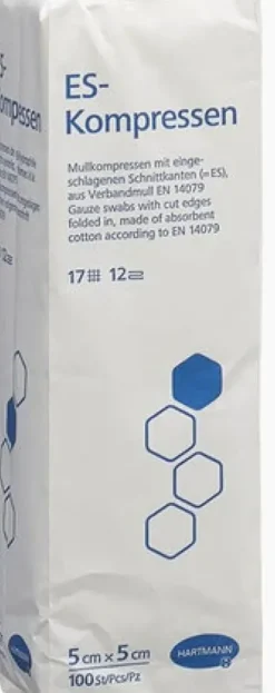 Druckschutz*IVF HARTMANN ES-Kompressen 17-fädig 12-fach