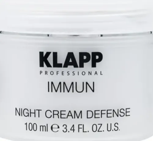 Gesichtspflege*KLAPP IMMUN Night Cream Defense Kabinen Produkt