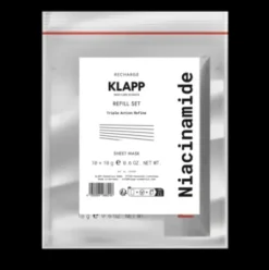 Gesichtspflege*KLAPP NIACINAMIDE TRIPLE ACTION REFINE Refill Set für Tray Kabinen Produkt