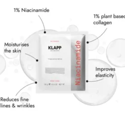 Gesichtspflege*KLAPP NIACINAMIDE TRIPLE ACTION REFINE Sheet Mask Tray Kabinen Produkt