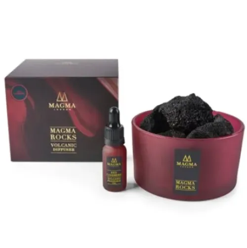 Unterhaltsbedarf* MAGMA London Magma Rocks Red Cashmere Volcanic Rock Diffuser