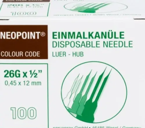 Praxis- / Verbrauchsmaterial* Neopoint Einmalkanülen