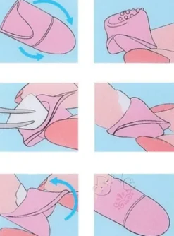 Gel* Plastic Soak Off Cap UV Gel Polish Remover