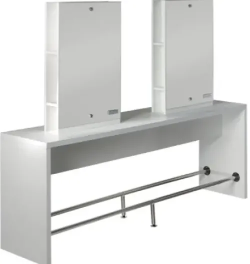 Coiffeureinrichtungen* Salon Ambience Bedienungsplatz Brooklyn - Insel 4, eckig