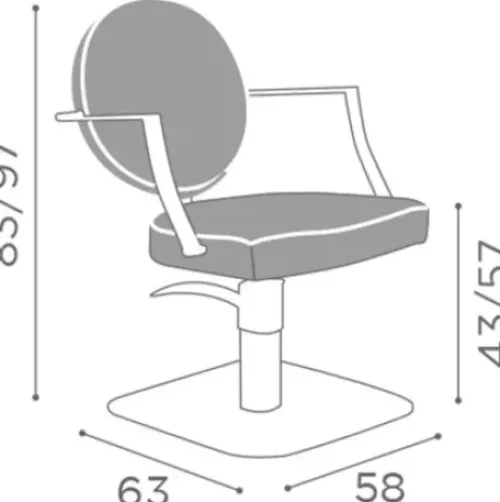 Coiffeureinrichtungen* Salon Ambience Frisierstuhl Camille