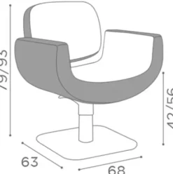 Coiffeureinrichtungen* Salon Ambience Frisierstuhl Naomi