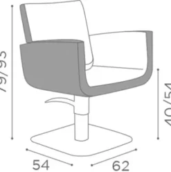 Coiffeureinrichtungen* Salon Ambience Frisierstuhl You
