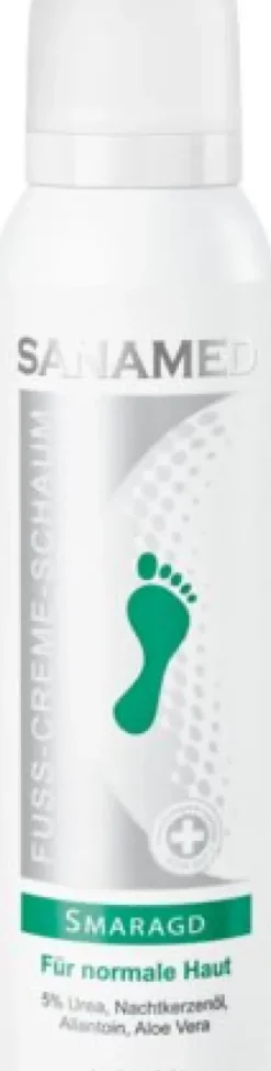 Pflegeprodukte*SANAMED Smaragd Fuss-Creme-Schaum