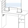 Empfangs-warte-verkaufsbereich* Schutzwand für Theken und Nailtische