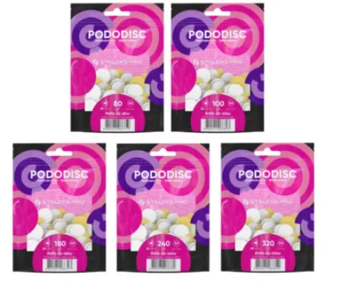 Rotierende Instrumente* Staleks PRO Hygiene Filepads Soft für PODODISC M EXPERT