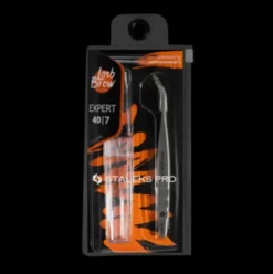 Wimpern / Brauen Profil*Staleks PRO Wimpernpinzette gebogen EXPERT 40