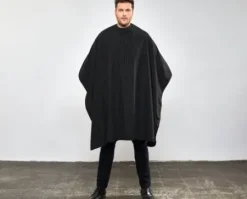 Textil*TREND DESIGN Barber Black Schneide/Rasier Umhang