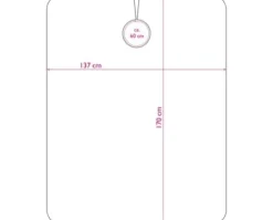 Textil*TREND DESIGN Barber Black Schneide/Rasier Umhang