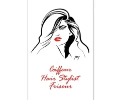 Administration*TREND DESIGN Terminkarten - Langhaarmotiv