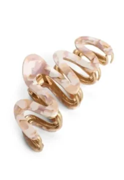 Accessoires* Trisa Fashion Geschwungene Haarklemme mit einer Acrylverzierung