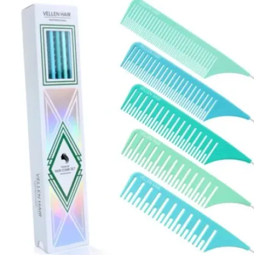 Kämme* Vellen Hair Highlighting Kamm Set 5er Pack